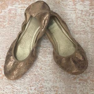 Stuart Weitzman Rose Gold ballet flats